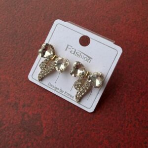 korean bow earrings✨99rs