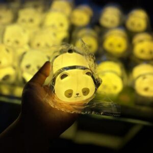 mini sleeping panda light